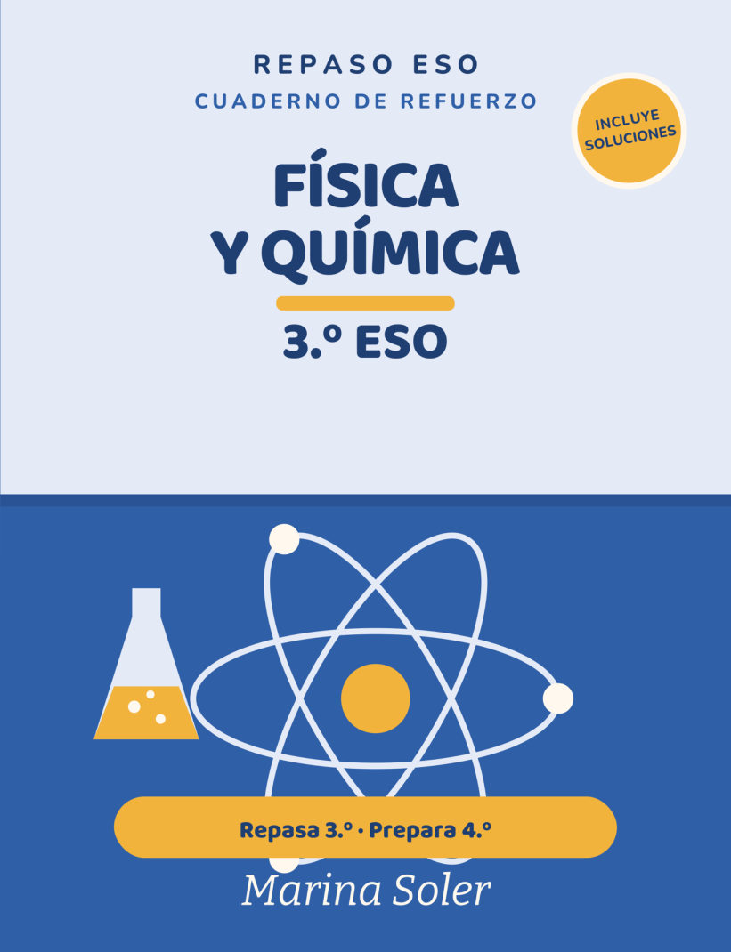 Portada de Física y Química 3.º ESO. Cuaderno de refuerzo