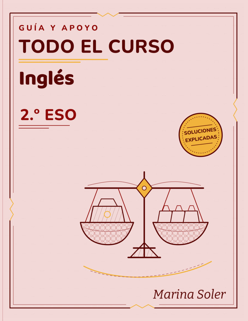 Portada de Inglés 2.º ESO — Cuaderno de Guía y Apoyo
