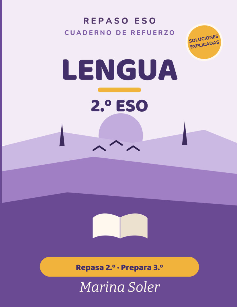 Portada de Lengua 2.º ESO. Cuaderno de refuerzo