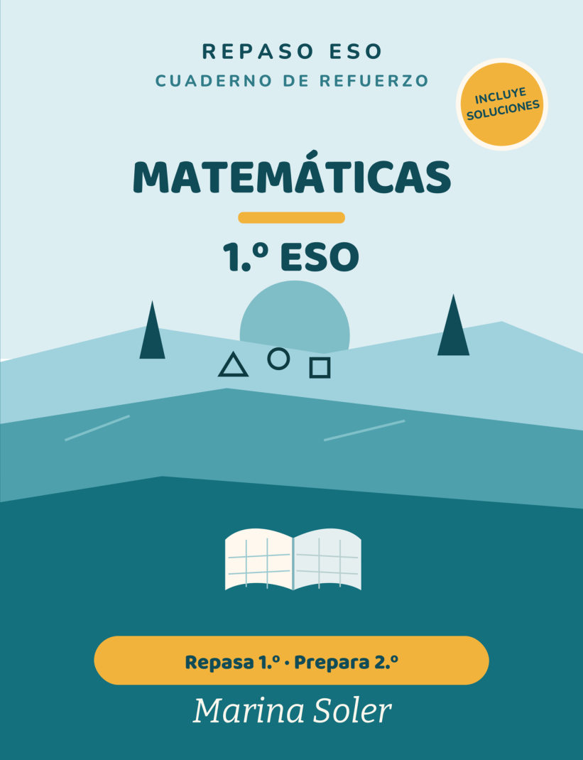Portada de Matemáticas 1.º ESO. Cuaderno de refuerzo