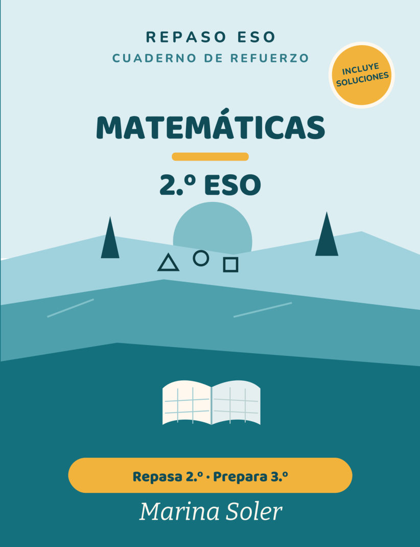 Portada de Matemáticas 2.º ESO. Cuaderno de refuerzo