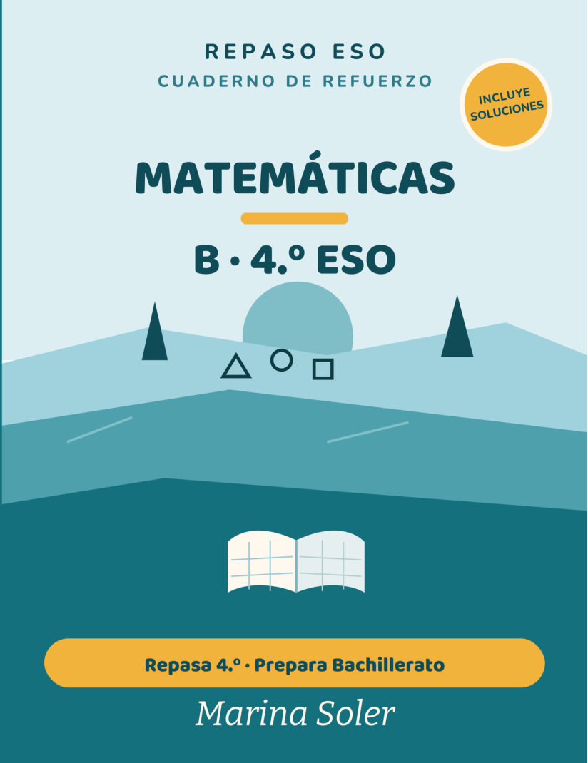 Portada de Matemáticas 4.º ESO. Cuaderno de refuerzo