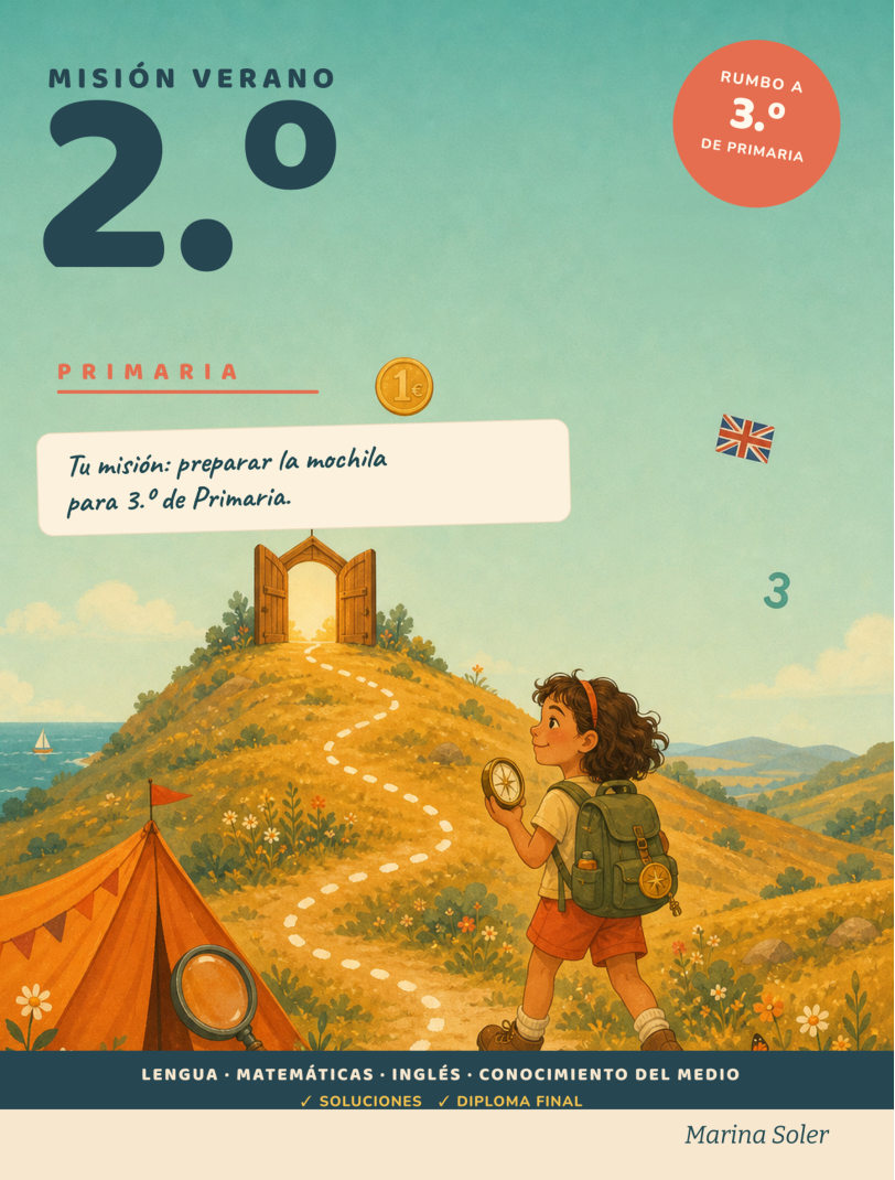 Portada de Misión Verano 2.º Primaria