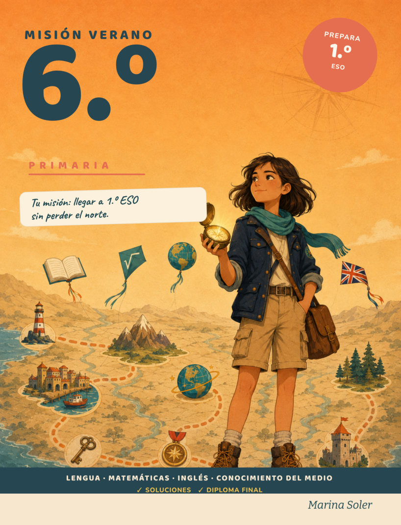 Portada de Misión Verano 6.º Primaria