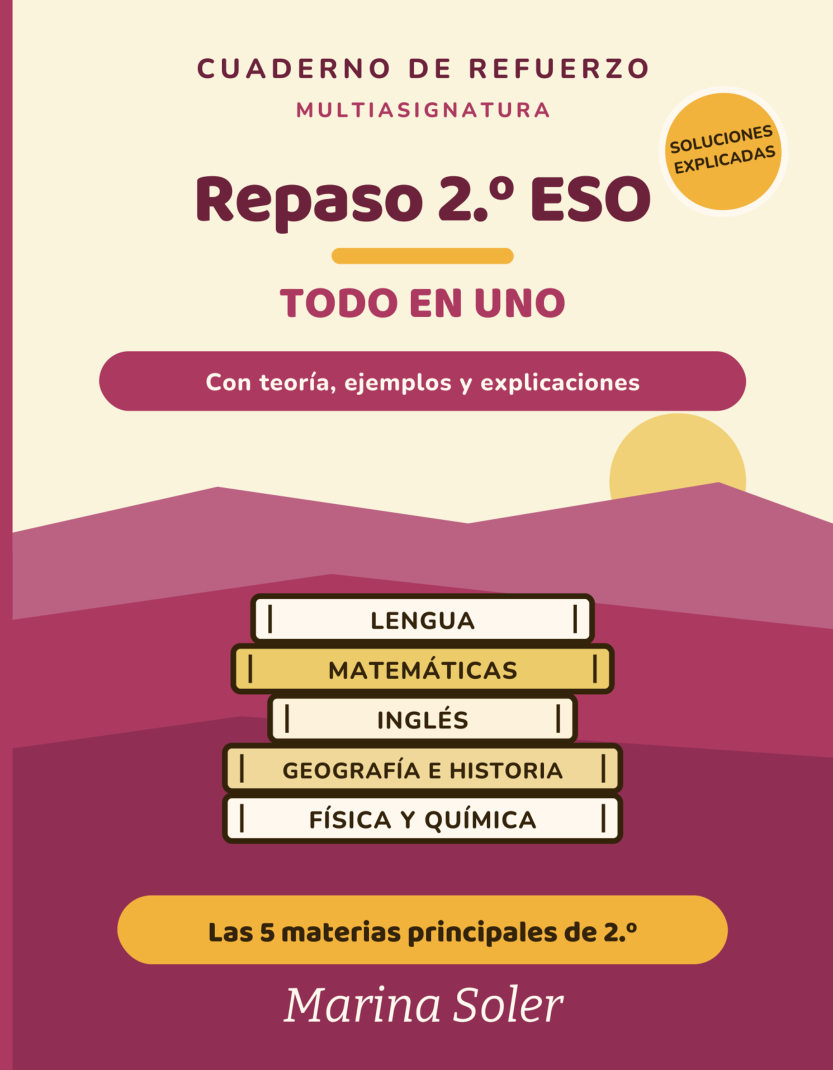 Portada de Todo en Uno 2.º ESO. Cuaderno de refuerzo